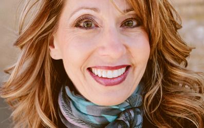 Woman smiling with dental bonds